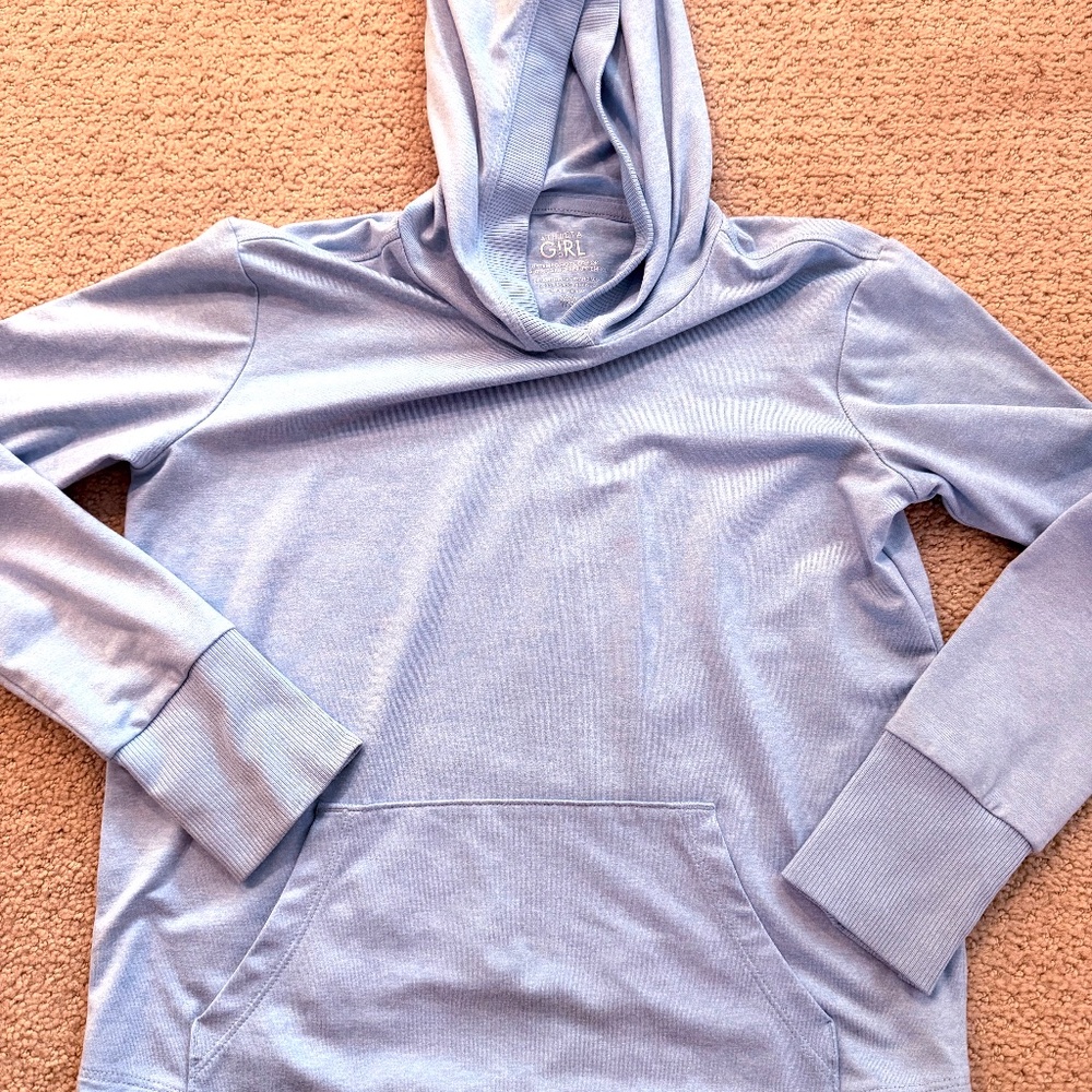 Athleta Girl light blue hoodie - size 6